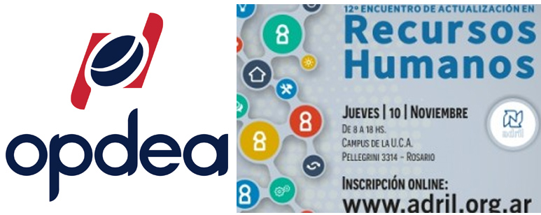 OPDEA< tiene el agrado de esponsorizar el 12° Encuentro de actualización en RRHH ADRIL 