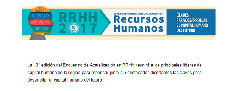 13er Encuentro de Actualización en Recursos Humanos